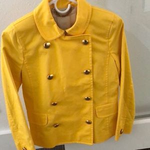 J Crew Yellow Jacket